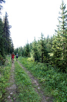 Hiking back along Fox Creek.