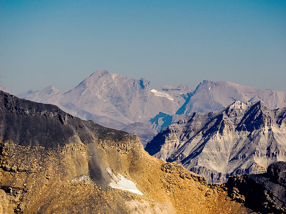 Cataract Peak with Forgotten Peak to the right.