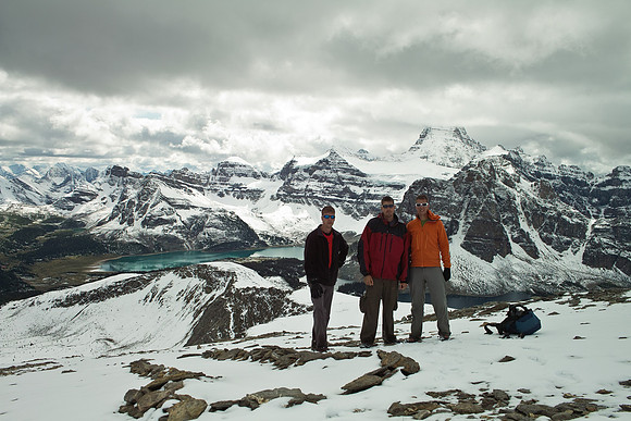 Rod, Jon and Vern on the summit of the Nub.