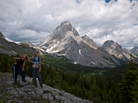 Mount Birdwood in the background.
