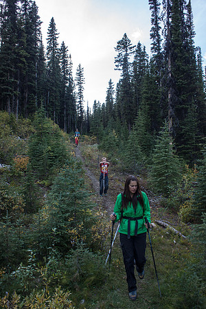 Coming out onto the OTHER logging road that takes you pack to your car.