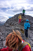Descending Tent Ridge.