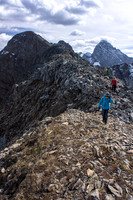 You lose quite a bit of height before gaining most of it back again.