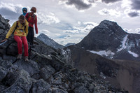 Descending Tent Ridge.