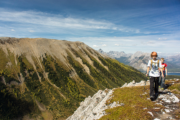 Most sections are just hiking.
