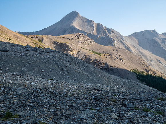 Hiking down the west branch of McConnell Creek.
