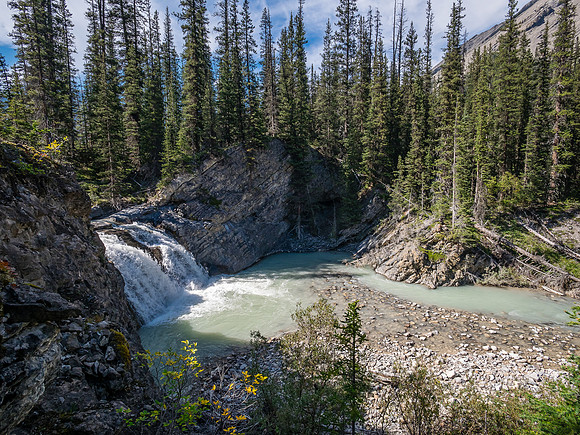Hiking up McConnell Creek.