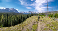 Hiking the Red Deer River Trail.
