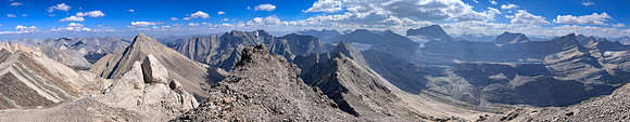 Summit views from Mount Goodair.