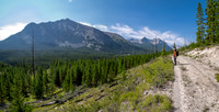 Hiking the Red Deer River Trail.