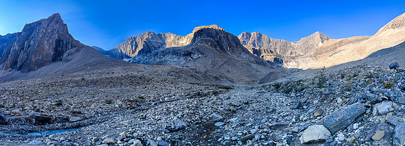 Hiking down the west branch of McConnell Creek.