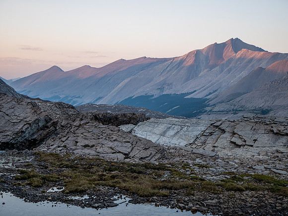 The upper SW corner of Roaring Creek.
