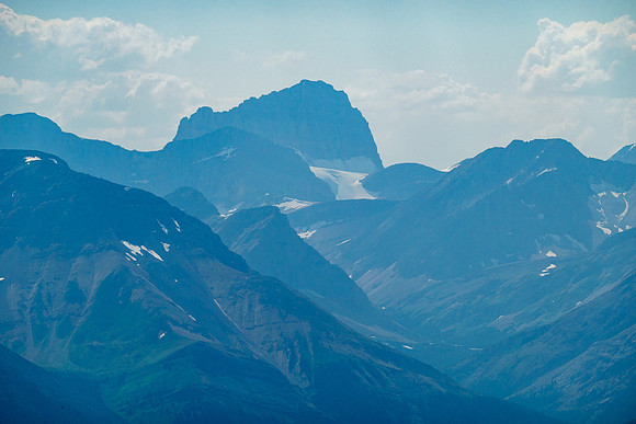 Cataract Peak is a distant giant.