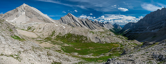 Noetic Peak at left, our exit at center.