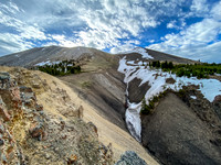 Incredible morning lighting on the west aspect of Sentry Peak.
