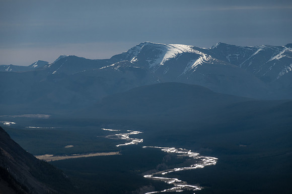 Scalp Peak over the Clearwater River.