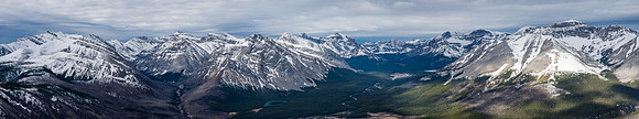 Bellow (L), Howl, Smoky, Snarl, Whimper, South Tower, Crown, Harris and Mount Malloch (R).