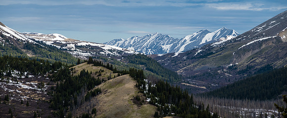 Looking north to Indianhead Pass.