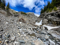 The next 30 minutes will determine success or failure on this peak as we enter the hidden gully.