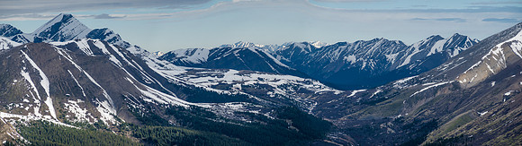 Dodo Peak (L) over Indianhead Pass.