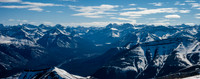 Views to the upper Clearwater valley include Trident, Martin and Clearwater Lake.