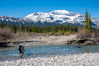 Crossing the Clearwater River.