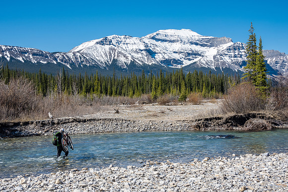 Crossing the Clearwater River.