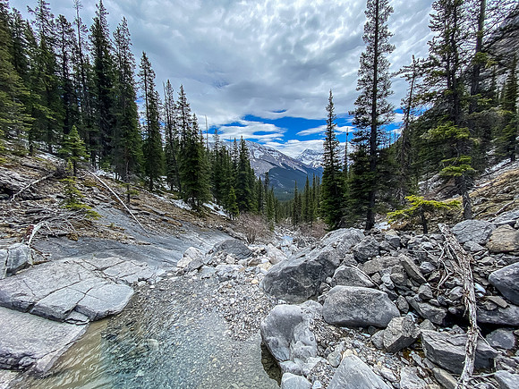Views back down the drainage.