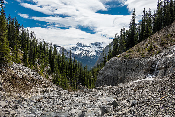 Views back down the drainage towards Condor Peak.
