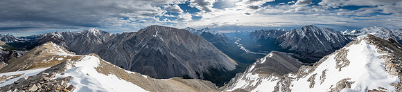 Indianhead Pass (L), Wampum, Indian Lookout, Lost Guide, Scalp, Forbidden, Peters and Bellow (R).