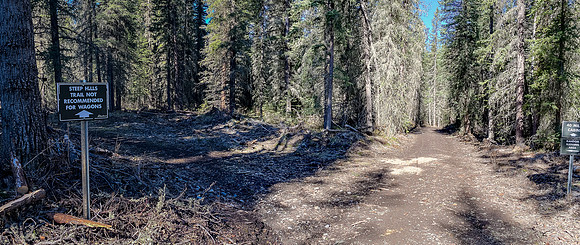 There are side trails.