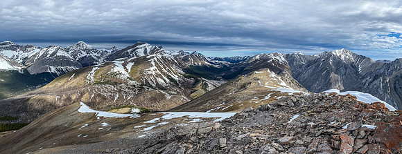 Malloch (L), Mamen and Caterpillar, Dodo, Indianhead Pass and Wampum Peak (R).