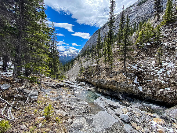 Views back down the drainage.