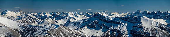 Distant views south include Gable (L) and Condor (C). Flints, Cuthead, Bonnet, Cataract (R).