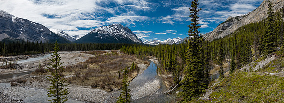 Mount Peters over the Clearwater River valley.