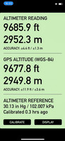 The middle summit is ~5 meters higher than the west and similar in height to the east.