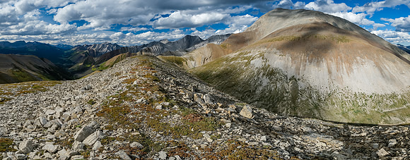 Panther Mountain from the intervening ridge.