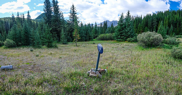 The old Cuthead College site along the Cascade Fire Road.