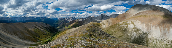 Panther Mountain from the intervening ridge.