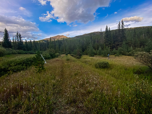 A last look back as we pass the old site of Cuthead College.