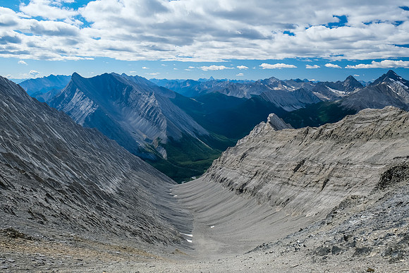 The huge access gully.
