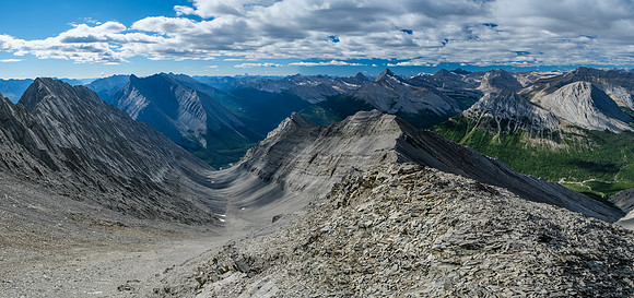 The huge access gully.