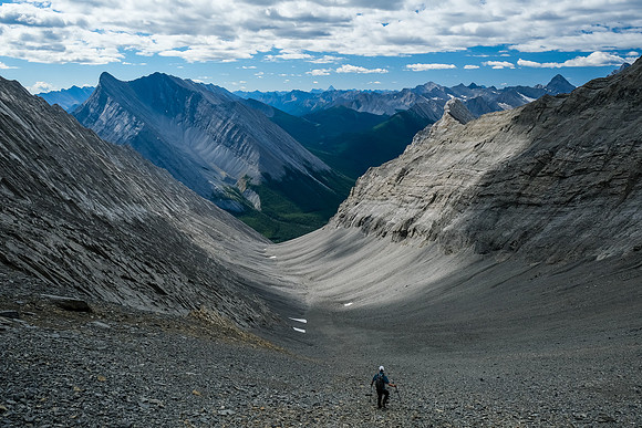 The huge access gully.