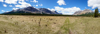 Biking the Clearwater Trail across the expansive Harrison Flats.