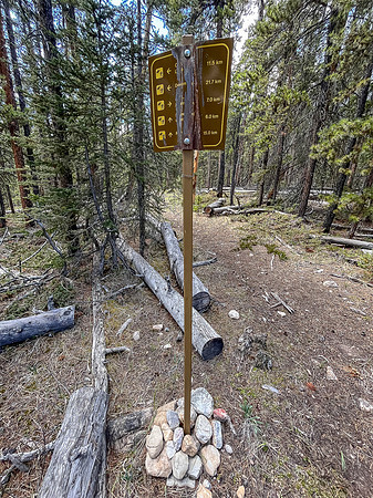 Hiking the Clearwater Trail from Indianhead Lodge to Malloch Meadows.