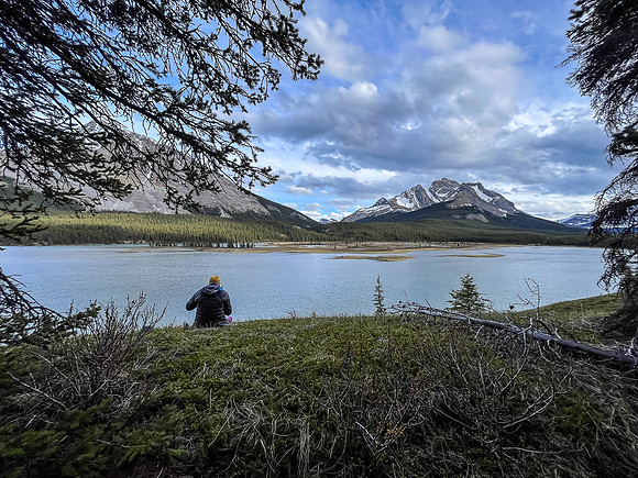 Camp at Trident Lake.