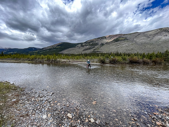 Biking the Clearwater Trail from Lost Guide to Forty Mile Meadows.