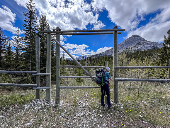Hiking the Clearwater Trail from Indianhead Lodge to Malloch Meadows.