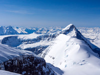 Looking over South Twin at Mount Columbia - one of only a very few Rockies summits higher than North Twin.