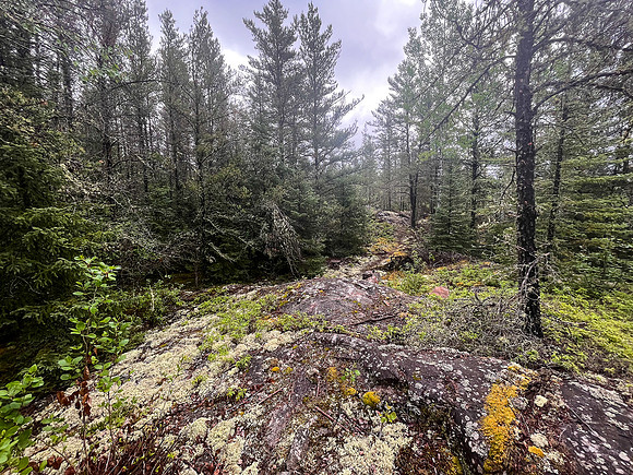 Portaging into Joey Lake.
